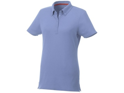 OA2003026391 Elevate. Женская футболка поло Atkinson с коротким рукавом и пуговицами, светло-синий