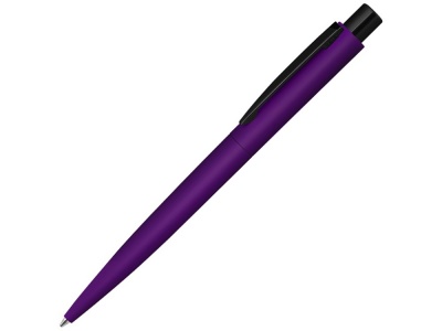 OA210209542 Uma. Ручка шариковая металлическая LUMOS M soft-touch, фиолетовый/черный