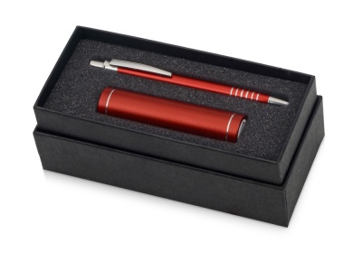 OA2003023775 Подарочный набор Essentials Bremen с ручкой и зарядным устройством, красный