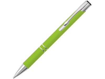 OA2102095211 Ручка металлическая шариковая Legend Gum софт-тач, зеленое яблоко