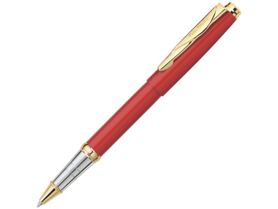 OA2003024250 Pierre Cardin GAMME. Ручка-роллер Pierre Cardin GAMME Classic со съемным колпачком, красный/серебро/золото