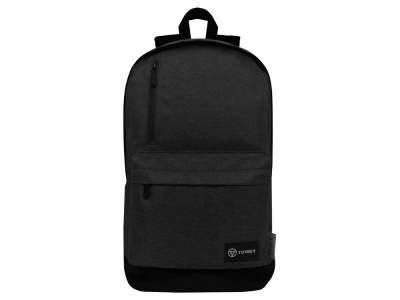 OA24082820398 Torber. Рюкзак TORBER GRAFFI, черный, полиэстер меланж, 46 х 29 x 18 см