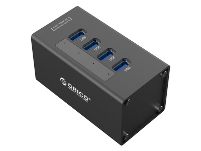 OA2003026902 ORICO. USB-концентратор Orico A3H4 (черный)