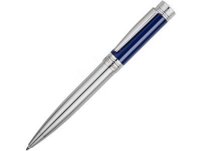 OA72B-BLU18 Cerruti 1881. Ручка шариковая Cerruti 1881 Zoom Azur, серебристый/синий