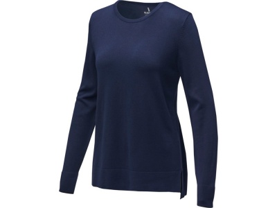 OA2102095076 Elevate. Женский пуловер Merrit с круглым вырезом, темно-синий