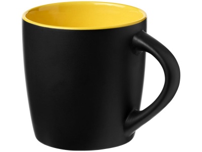 OA2003021104 Керамическая чашка Riviera, черный/желтый