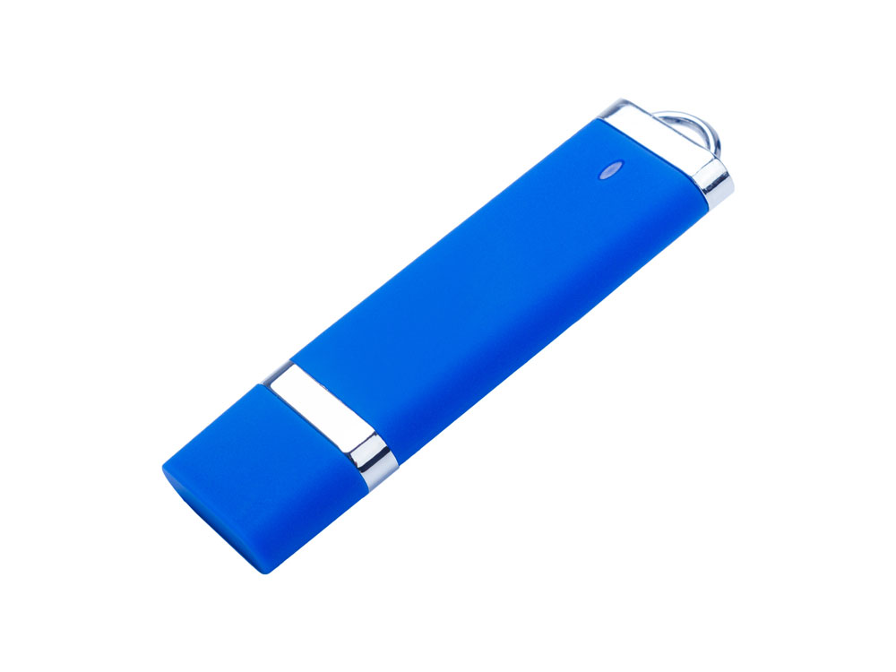 OA2102092214 USB-флешка на 64 ГБ с покрытием soft-touch Орландо, синий
