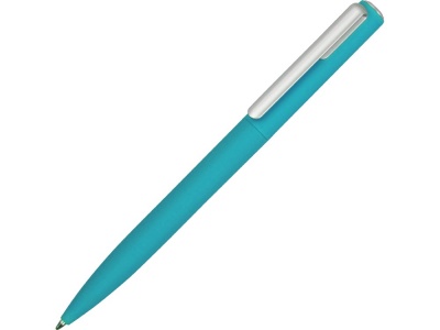 OA210209921 Ручка шариковая пластиковая Bon с покрытием soft touch, бирюзовый