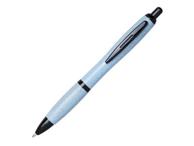 OA2003027699 Шариковая ручка Nash из пшеничной соломы с черным наконечником, синий