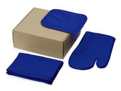 OA2102096720 Подарочный набор с фартуком, прихваткой, синий