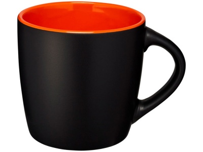 OA1701223053 Керамическая чашка Riviera, черный/оранжевый