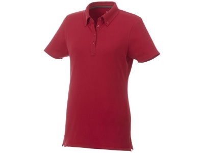 OA2003026385 Elevate. Женская футболка поло Atkinson с коротким рукавом и пуговицами, красный