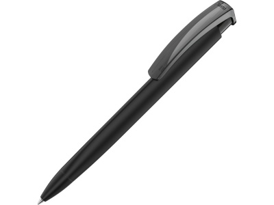 OA2003021437 Uma. Ручка шариковая трехгранная UMA TRINITY K transparent GUM, soft-touch, черный