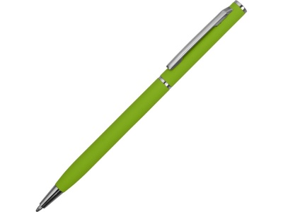 OA2003027519 Ручка металлическая шариковая Атриум с покрытием софт-тач, зеленое яблоко
