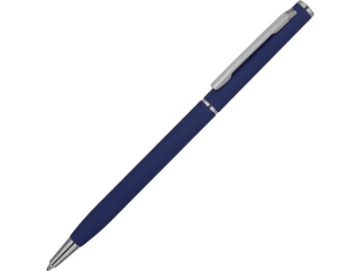 OA2003027521 Ручка металлическая шариковая Атриум с покрытием софт-тач, синий