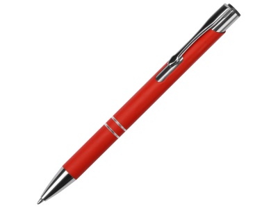 OA2102095210 Ручка металлическая шариковая Legend Gum софт-тач, красный