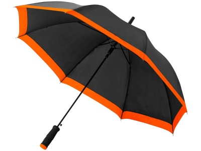 OA1701223251 Зонт-трость Kris 23 полуавтомат, черный/оранжевый