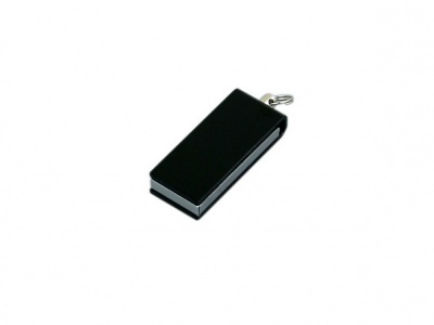 OA2003025395 Флешка с мини чипом, минимальный размер, цветной  корпус, 16 Гб, черный