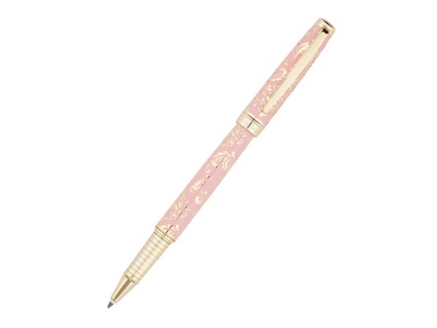 OA210208195 Pierre Cardin. Ручка - роллер Pierre Cardin RENAISSANCE. Цвет - розовый и золотистый. Упаковка В-2.