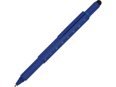 OA2003027506 Ручка шариковая металлическая Tool, синий. Встроенный уровень, мини отвертка, стилус