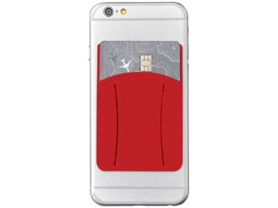 OA1830321034 Картхолдер для телефона с отверстием для пальца, красный