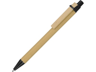 OA75B-BLK96 Ручка шариковая Salvador, натуральный/черный, черные чернила