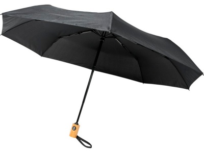 OA2003028350 Avenue. Автоматический складной зонт Bo из переработанного ПЭТ-пластика, черный