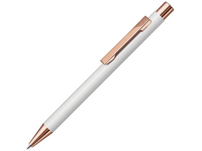 OA210209530 Uma. Ручка шариковая металлическая STRAIGHT RO GO, белый/золотистый
