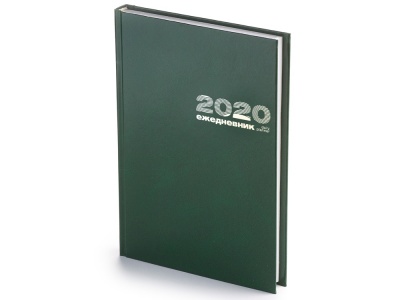 OA2003023450 Альт. Ежедневник А5 датированный Бумвинил 2020, зеленый