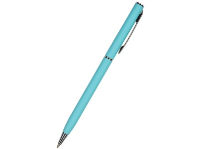 OA2003027477 Bruno Visconti. Ручка Palermo шариковая  автоматическая, бирюзовый металлический корпус, 0,7 мм, синяя