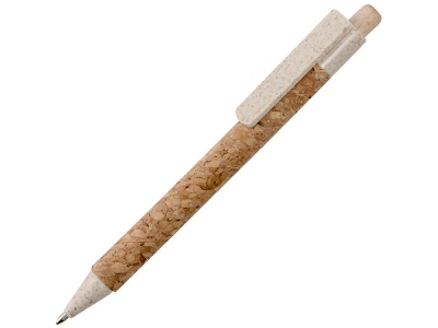 OA2102095198 Ручка из пробки и переработанной пшеницы шариковая Mira, пробка/бежевый