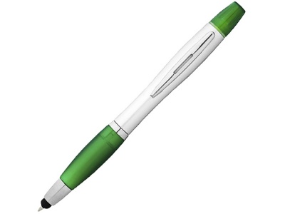 OA15094162 Ручка-стилус Nash с маркером, зеленый/серебристый
