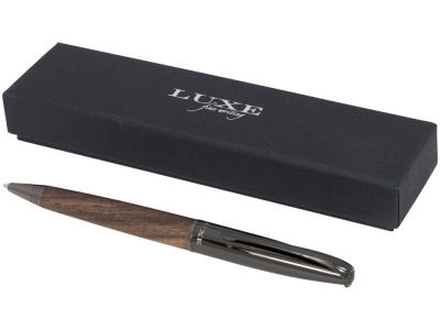 OA2003024759 Luxe. Шариковая ручка с деревянным корпусом Loure, черный/коричневый