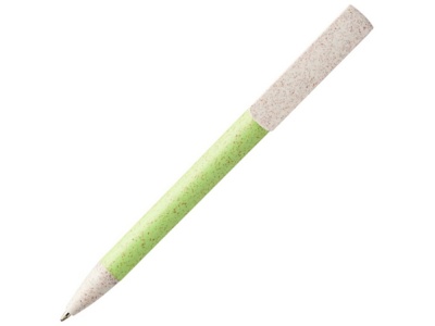 OA2102091481 Шариковая ручка и держатель для телефона Medan из пшеничной соломы, зеленое яблоко