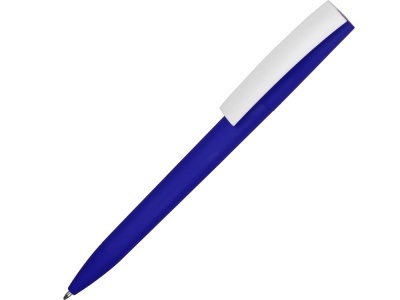 OA2003022328 Ручка пластиковая soft-touch шариковая Zorro, синий/белый