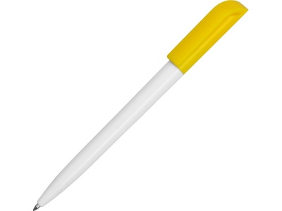 OA2003022563 Ручка пластиковая шариковая Миллениум Color CLP, белый/желтый