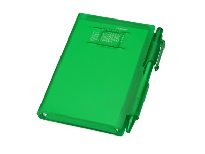 OA20030261 Записная книжка Альманах с ручкой, зеленый