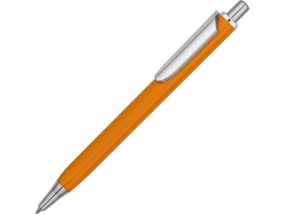 OA2003022398 Ручка металлическая шариковая трехгранная Riddle, оранжевый/серебристый