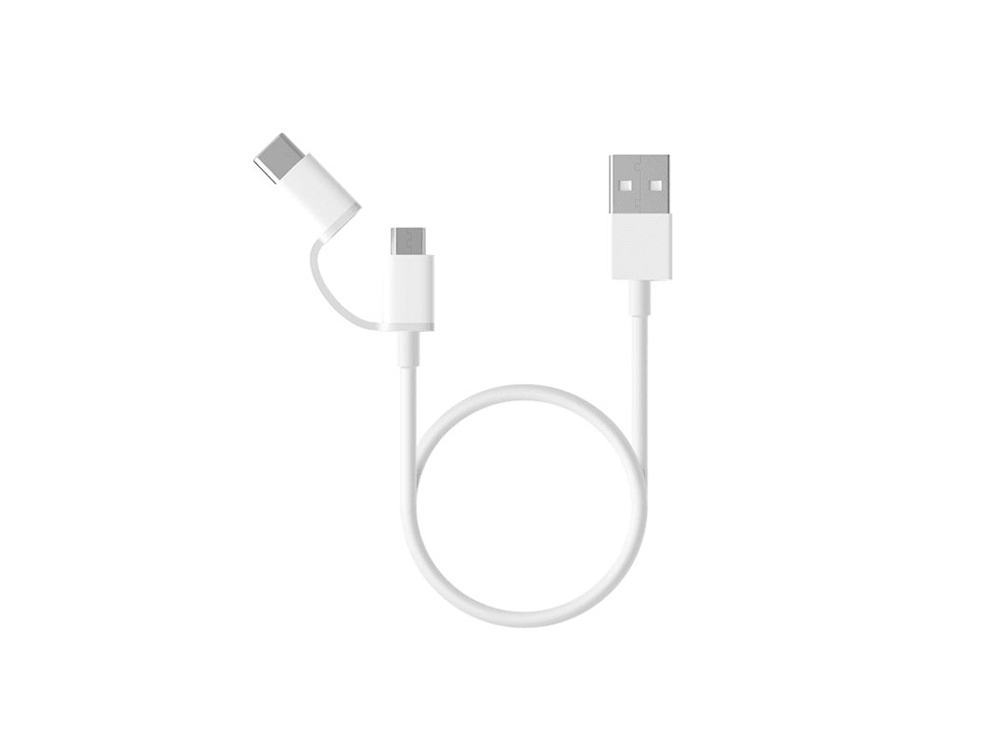 OA24082817655 XIAOMI. Кабель Mi 2-in-1 USB Cable Micro-USB to Type C 30см SJX02ZM (SJV4083TY)