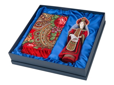 OA1701401148 Набор Евдокия: кукла в народном костюме, платок, красный