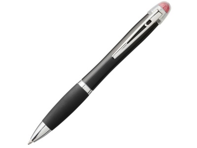 OA2003028863 Светящаяся шариковая ручка Nash со светящимся черным корпусом и рукояткой, красный