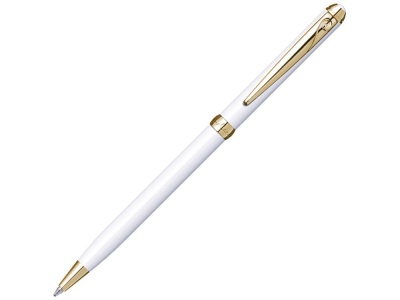 OA2003024233 Pierre Cardin Slim. Ручка шариковая Pierre Cardin SLIM с поворотным механизмом, белый/золото