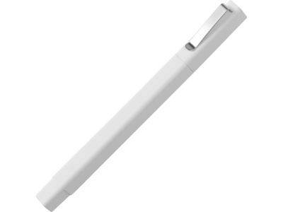 OA2003028094 Ручка шариковая пластиковая Quadro Soft, квадратный корпус с покрытием софт-тач, белый