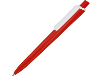 OA2003022594 Ручка пластиковая трехгранная шариковая Lateen, красный/белый