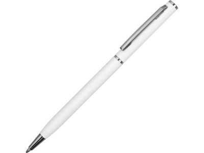 OA210209953 Ручка металлическая шариковая Атриум с покрытием софт-тач, белый
