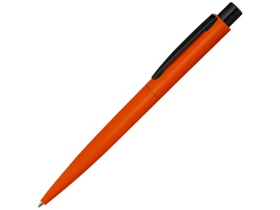 OA210209544 Uma. Ручка шариковая металлическая LUMOS M soft-touch, оранжевый/черный