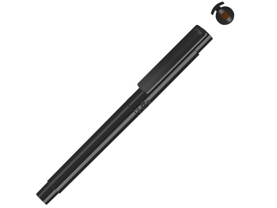 OA2102095880 Uma. Капиллярная ручка в корпусе из переработанного материала rPET RECYCLED PET PEN PRO FL, черный с коричневыми чернилами