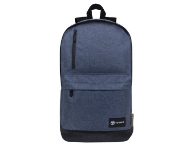 OA24082820399 Torber. Рюкзак TORBER GRAFFI, синий, полиэстер меланж, 46 х 29 x 18 см