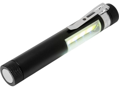 OA2003028858 Карманный фонарик Stix с зажимом, оснащен бескорпусным чипом и магнитным держателем, черный