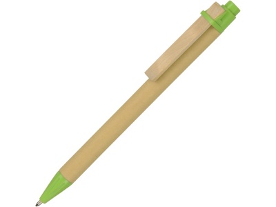 OA75B-BRN14 Ручка шариковая Salvador, натуральный/зеленый, черные чернила